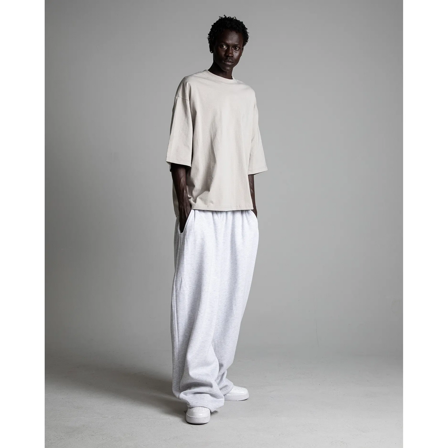 7.5oz Heavyweight Oversized Cropped T-Shirt | Streetwear Cotton Tee