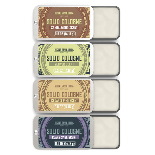 Solid Cologne for Men – Travel Size Tins | Alcohol-Free Balm | Multiple Scents