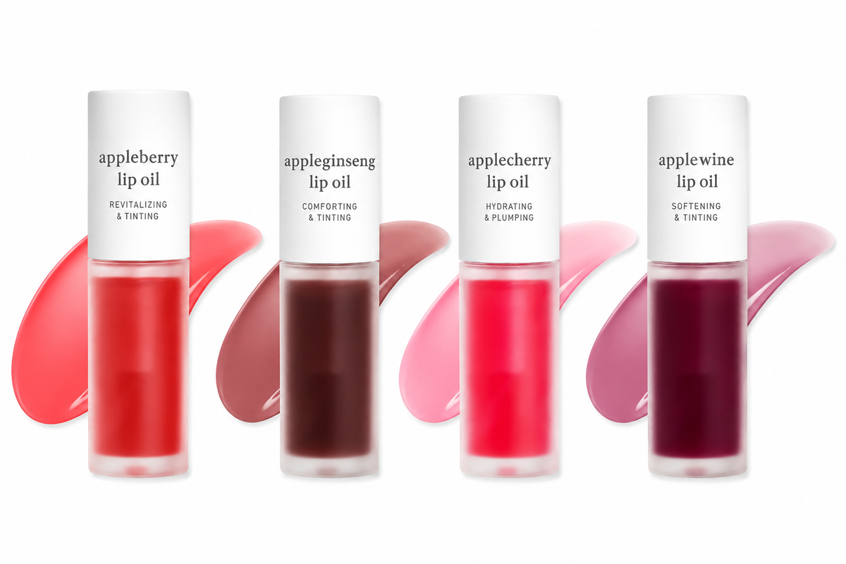 Apple Lip Oil + Lip Stain | Glossy, Tinted & Long-Lasting Moisturizing Lip Care