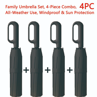 Automatic Folding Umbrella – Windproof & Waterproof | Compact Travel Umbrella for Men & Women