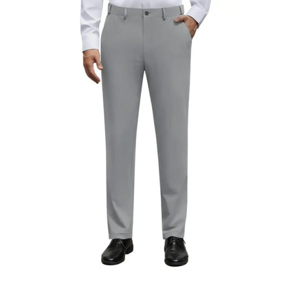 Alimens&Gentle Men's Stretch Dress Pants No Iron Golf Pants Expandable Waist Flat Front Business Casual Formal Pants