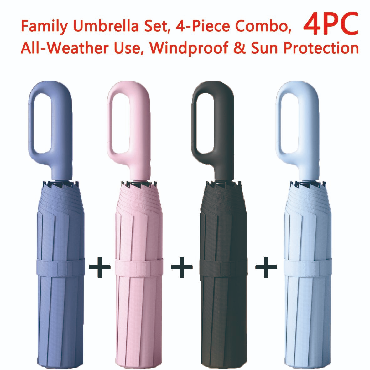 Automatic Folding Umbrella – Windproof & Waterproof | Compact Travel Umbrella for Men & Women