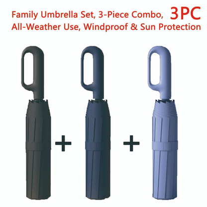 Automatic Folding Umbrella – Windproof & Waterproof | Compact Travel Umbrella for Men & Women