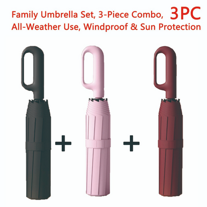 Automatic Folding Umbrella – Windproof & Waterproof | Compact Travel Umbrella for Men & Women