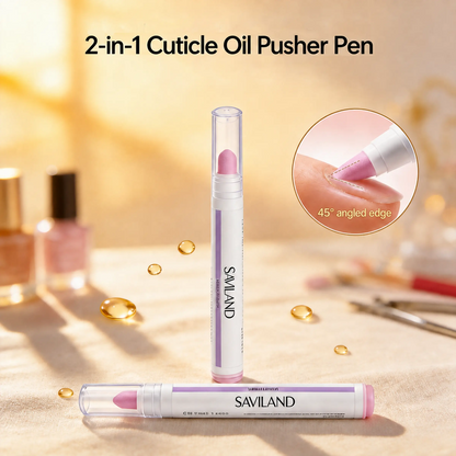 SAVILAND Cuticle Remover Pen 2-Pack | Ceramic Tip