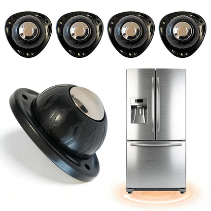 Heavy Duty Self Adhesive Furniture Casters 4 Pack Stick-On Swivel Wheels