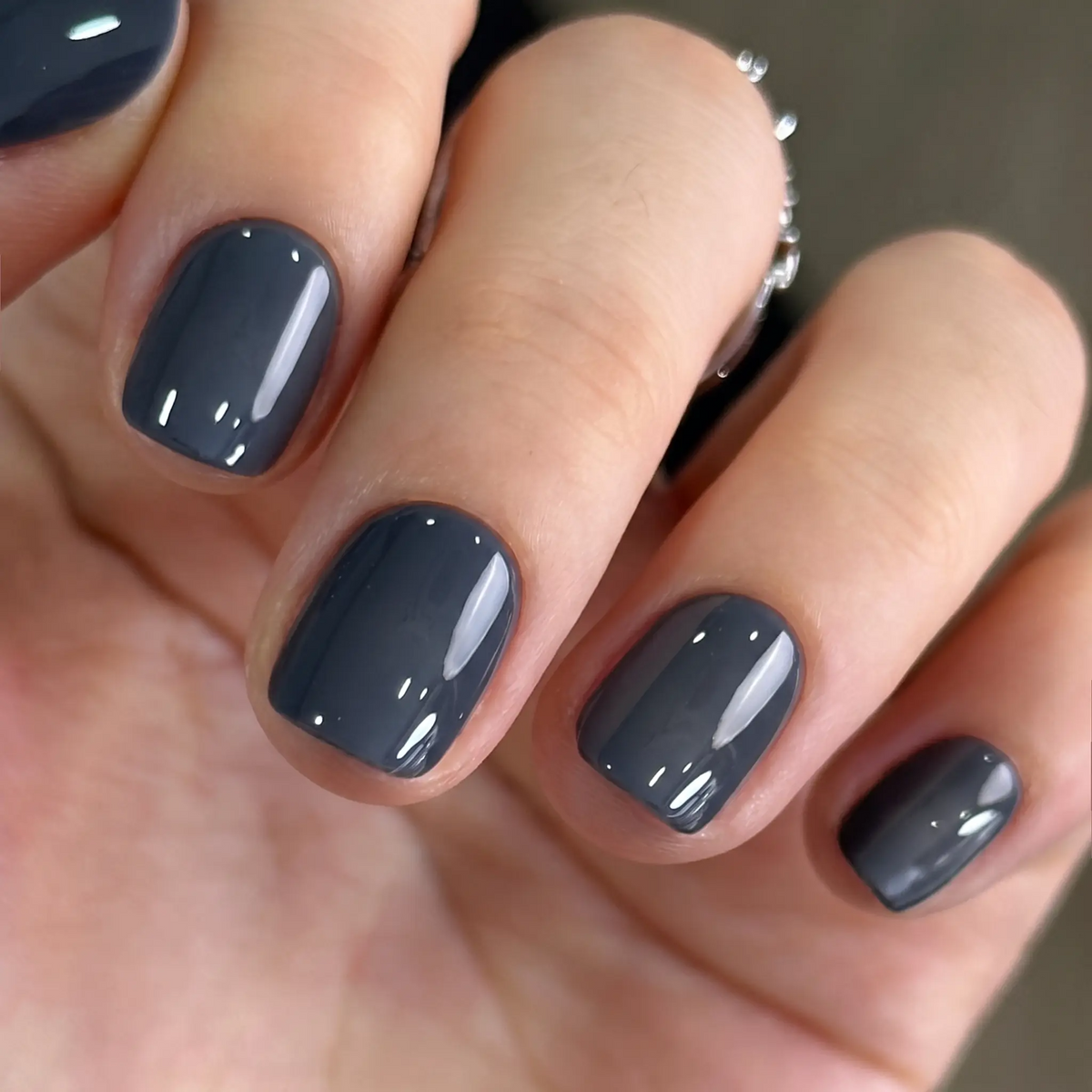 CurvLife 32-Piece Autumn Press-On Nails, Short Reusable Set