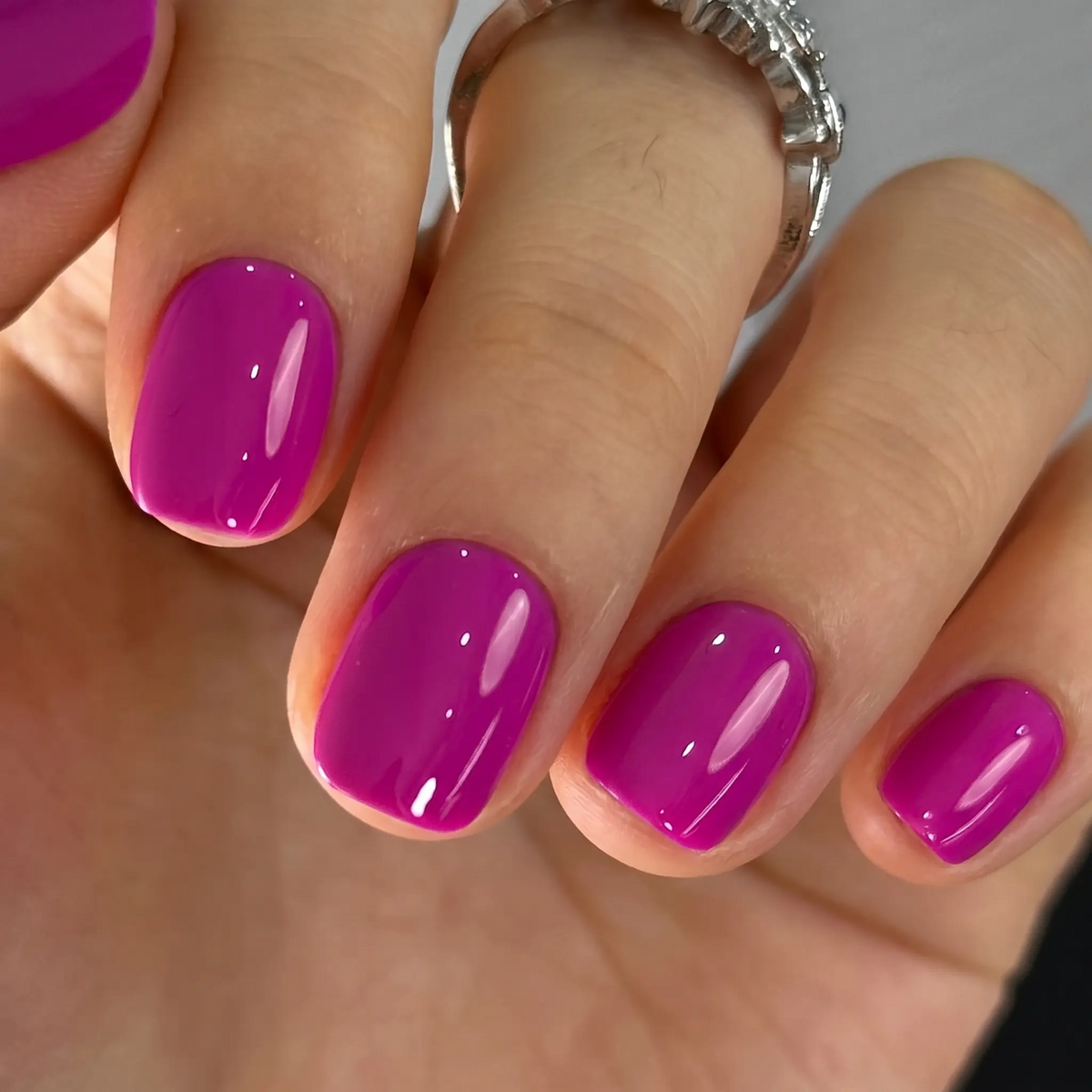 CurvLife 32-Piece Autumn Press-On Nails, Short Reusable Set