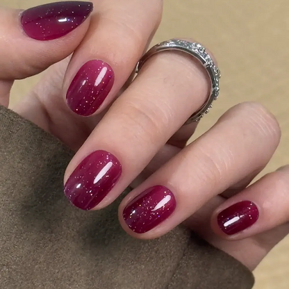 CurvLife 30-Piece Short Squoval Press-On Nails