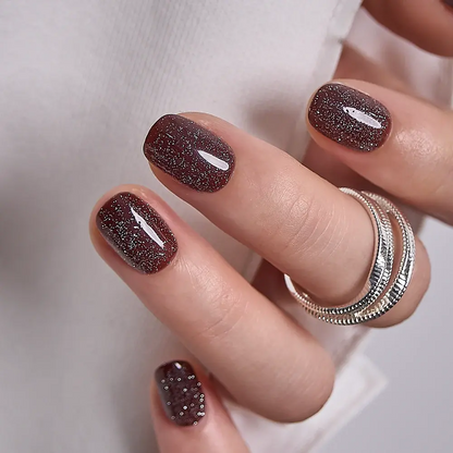 CurvLife 30-Piece Short Squoval Press-On Nails