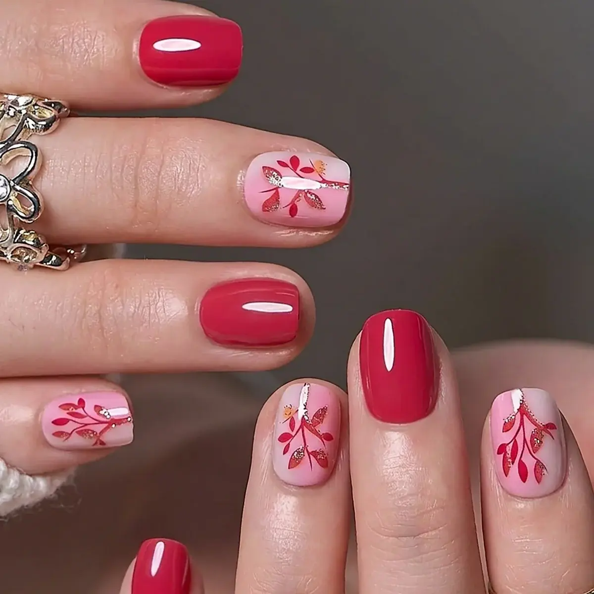 CurvLife 30-Piece Short Squoval Press-On Nails