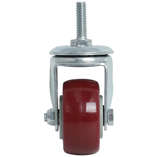 Swivel Caster Wheels 2 Inch Heavy Duty Threaded Stem Casters 1/4" - 20 x 1 Set of 4