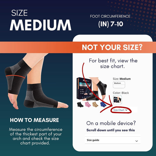 Ankle Brace Socks - Ankle Compression Sleeve - Foot Brace for Women & Men - Tendonitis & Arthritis Ankle Support Sports Running
