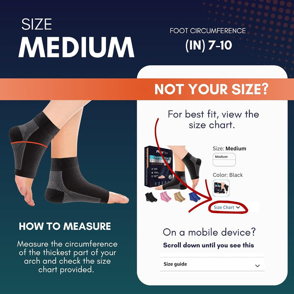 Ankle Brace Socks - Ankle Compression Sleeve - Foot Brace for Women & Men - Tendonitis & Arthritis Ankle Support Sports Running