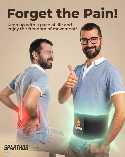 Back Brace for Lower Back Pain - Immediate Relief from Sciatica, Herniated Disc, Scoliosis - Breathable + Lumbar Support Pad