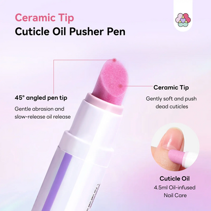 SAVILAND Cuticle Remover Pen 2-Pack | Ceramic Tip