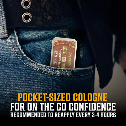 Solid Cologne for Men – Travel Size Tins | Alcohol-Free Balm | Multiple Scents