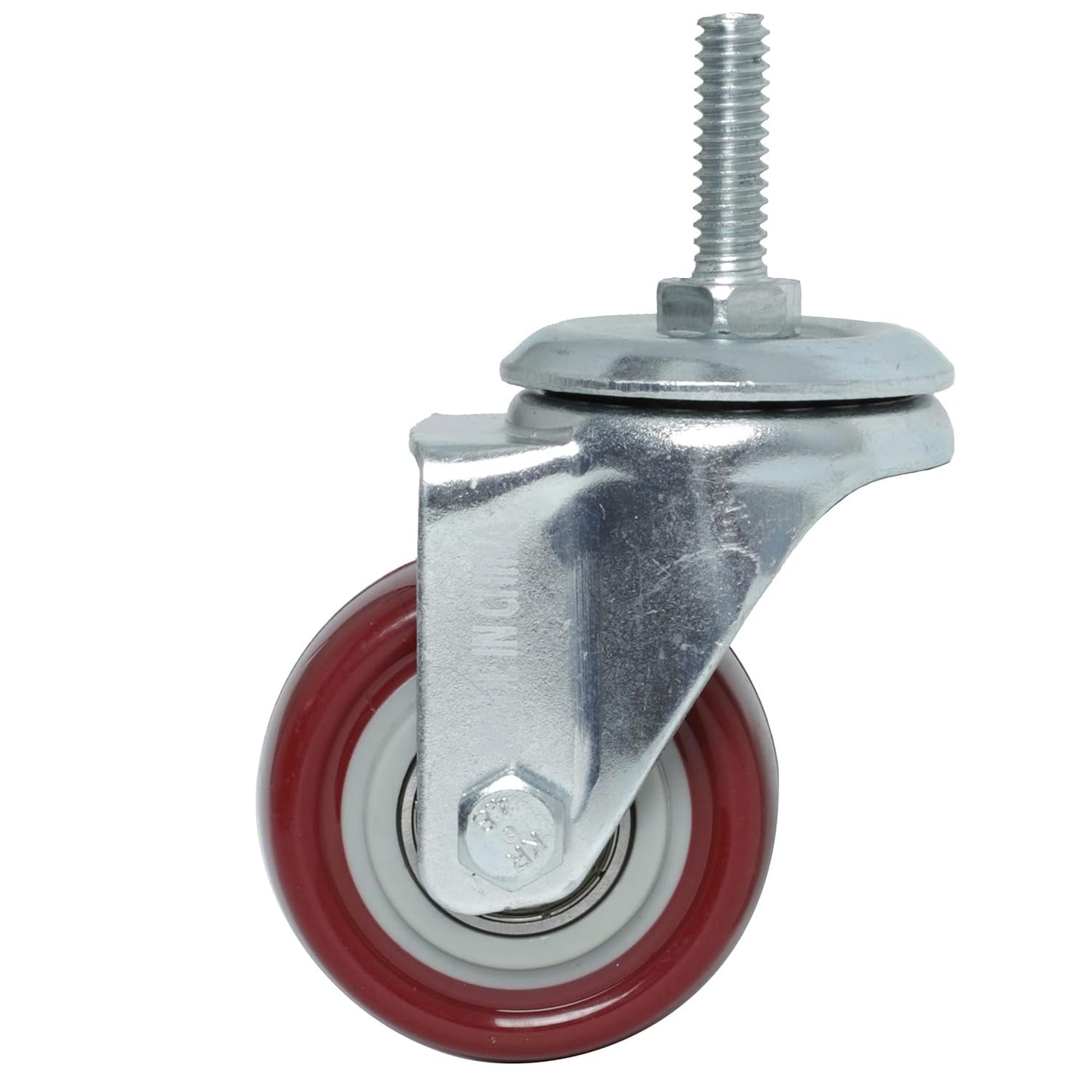 Swivel Caster Wheels 2 Inch Heavy Duty Threaded Stem Casters 1/4" - 20 x 1 Set of 4