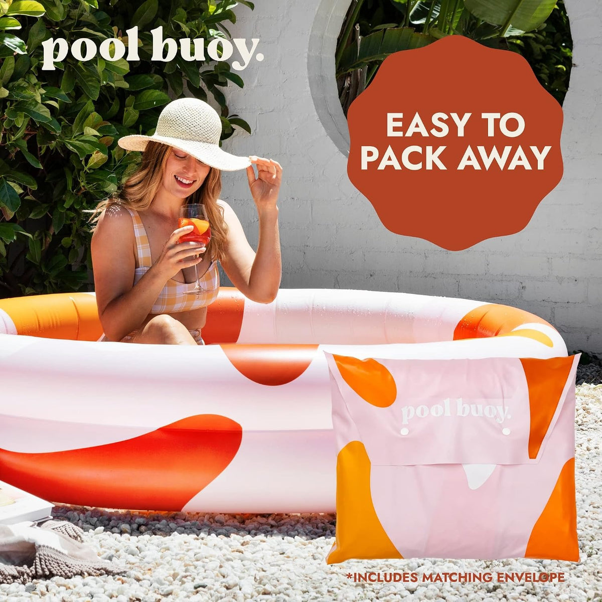 Round Inflatable Pool - Family Swimming Pool for Kids