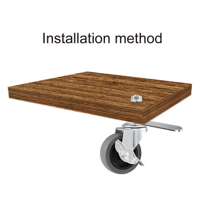 Caster Wheels, 3" Locking Swivel Stem Casters Set of 4