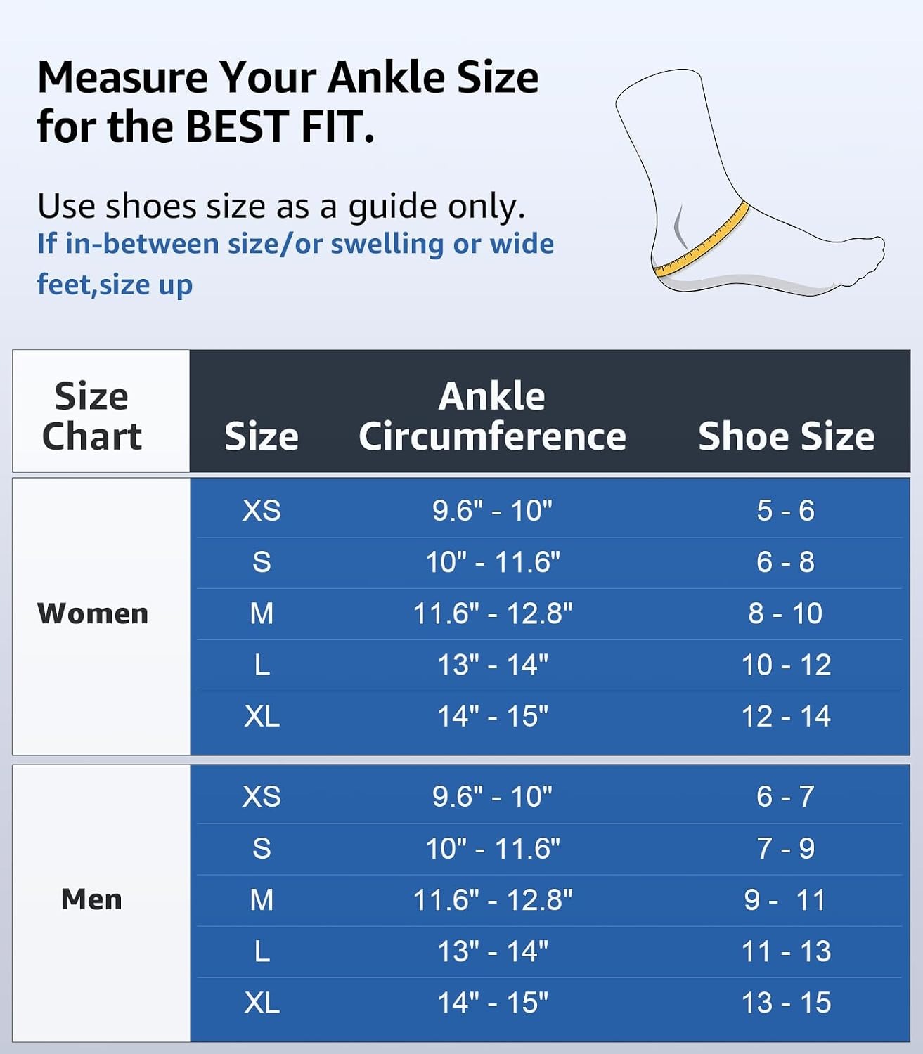 Slim-Fit Ankle Brace for Sprained Ankle, Quick Lace Up Ankle Support for Women Men with 2 Auto-Shaped Pads, Air Fabric Cool Ankle Stabilizer for Injury Recover, Running,Sports