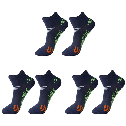 INNENS Compression Ankle Socks 3 Pairs – 8-15 mmHg Athletic Low Cut for Men & Women