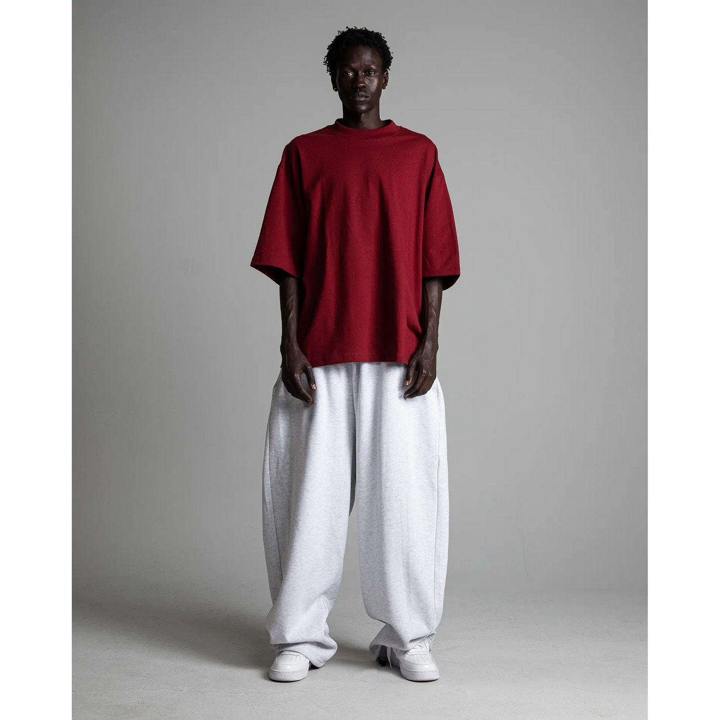 7.5oz Heavyweight Oversized Cropped T-Shirt | Streetwear Cotton Tee