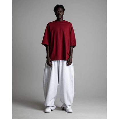 7.5oz Heavyweight Oversized Cropped T-Shirt | Streetwear Cotton Tee