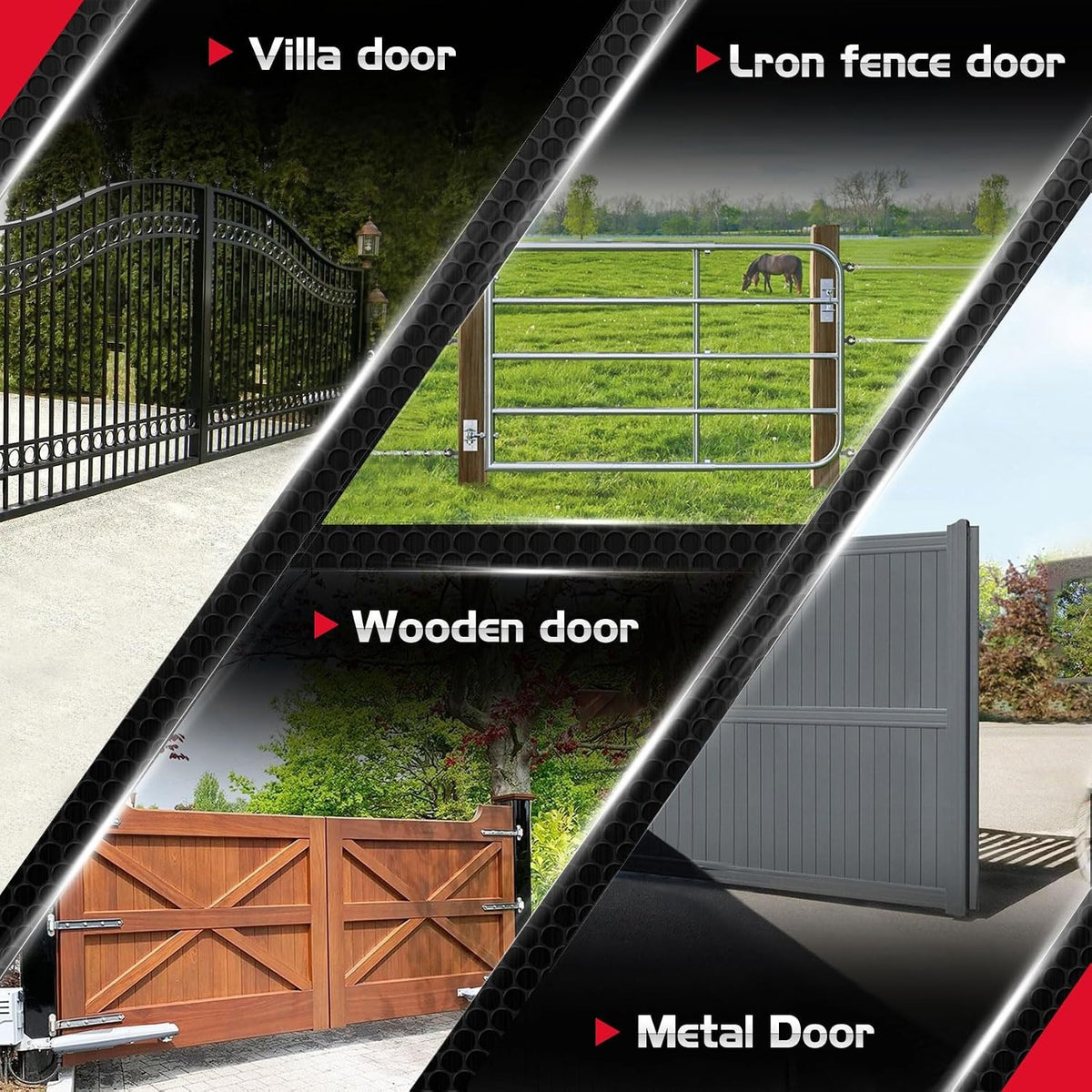 6 Inch Heavy Duty Fence Gate Wheel 500lb Capacity for Metal Tube Gates