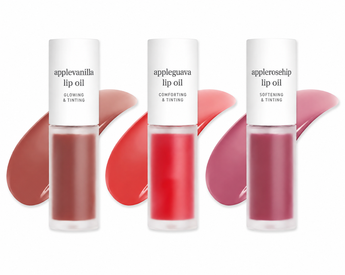 Apple Lip Oil + Lip Stain | Glossy, Tinted & Long-Lasting Moisturizing Lip Care