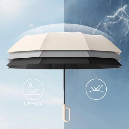 Automatic Folding Umbrella – Windproof & Waterproof | Compact Travel Umbrella for Men & Women