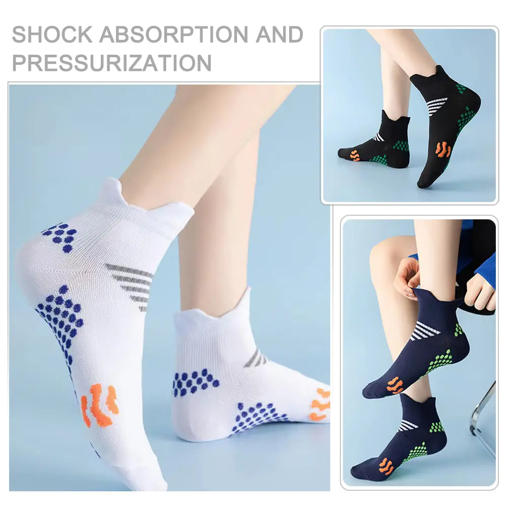 INNENS Compression Ankle Socks 3 Pairs – 8-15 mmHg Athletic Low Cut for Men & Women