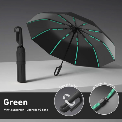 Automatic Folding Umbrella – Windproof & Waterproof | Compact Travel Umbrella for Men & Women