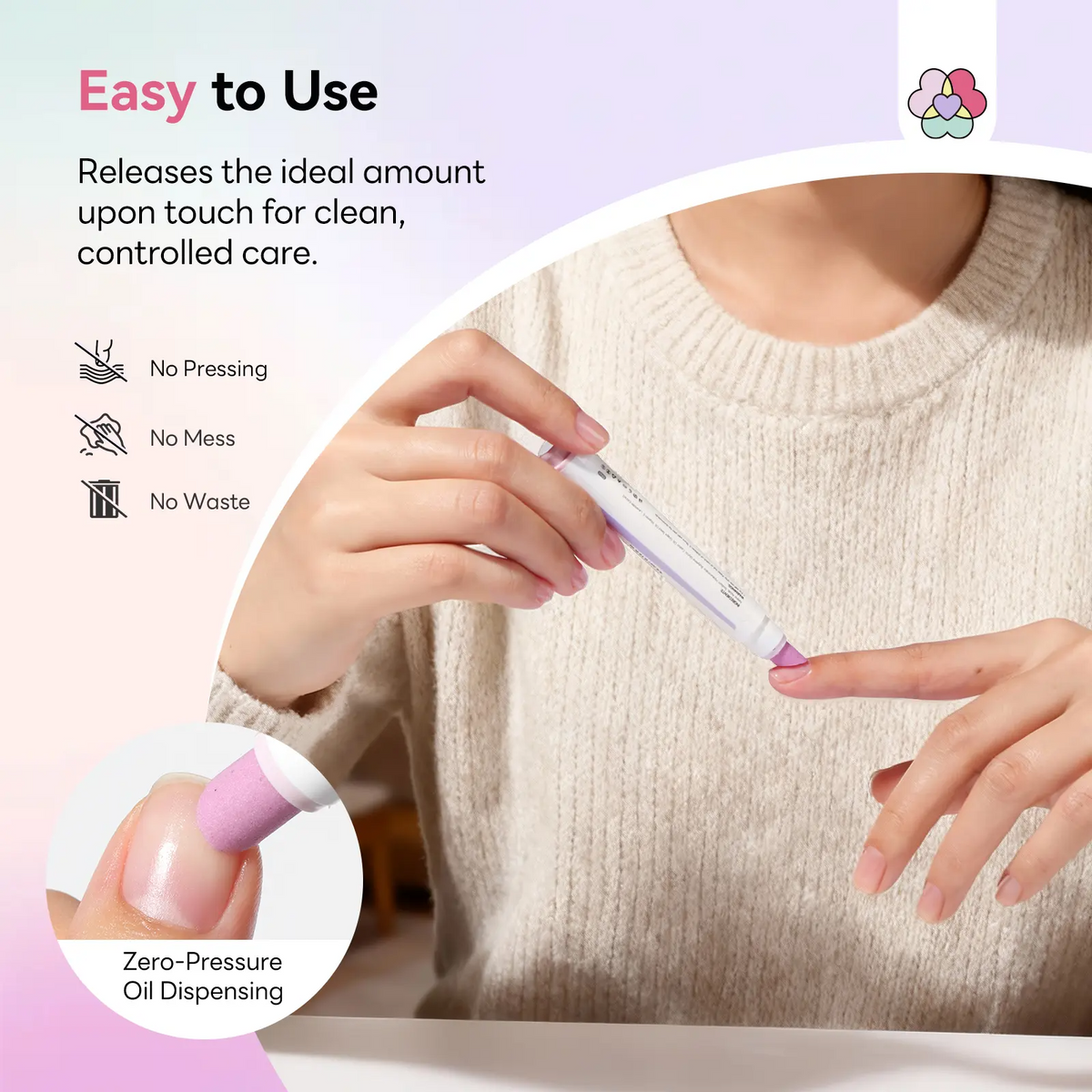 SAVILAND Cuticle Remover Pen 2-Pack | Ceramic Tip