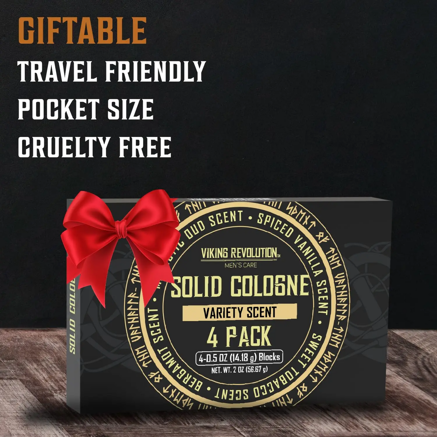 Solid Cologne for Men – Travel Size Tins | Alcohol-Free Balm | Multiple Scents