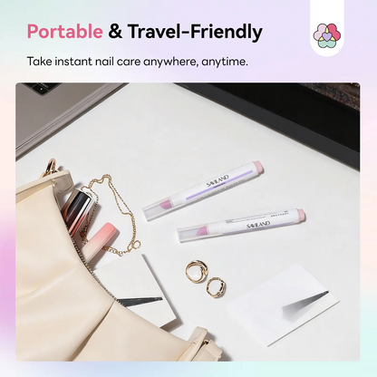 SAVILAND Cuticle Remover Pen 2-Pack | Ceramic Tip