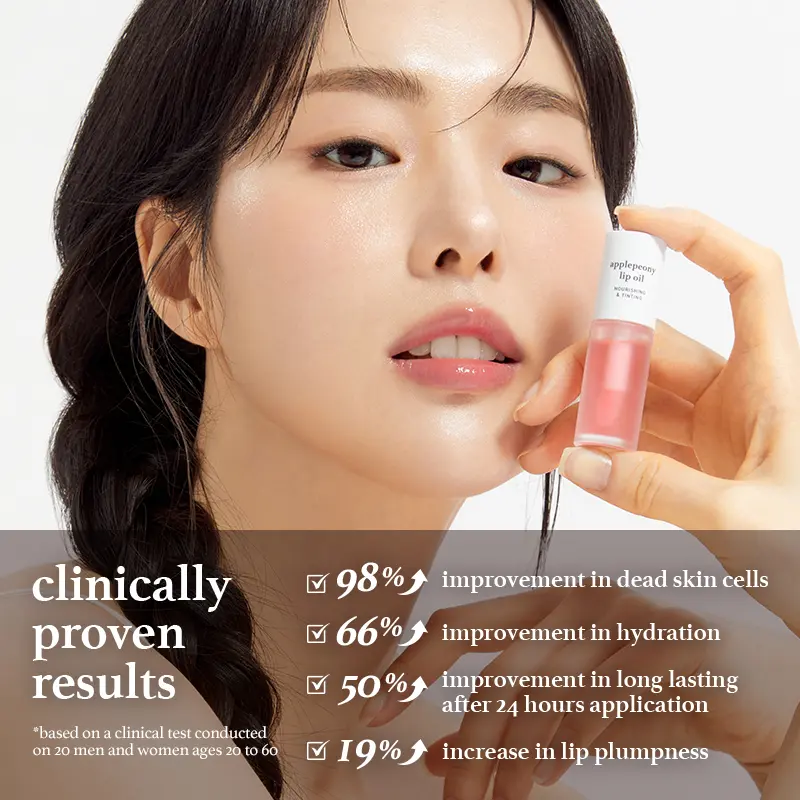 Apple Lip Oil + Lip Stain | Glossy, Tinted & Long-Lasting Moisturizing Lip Care