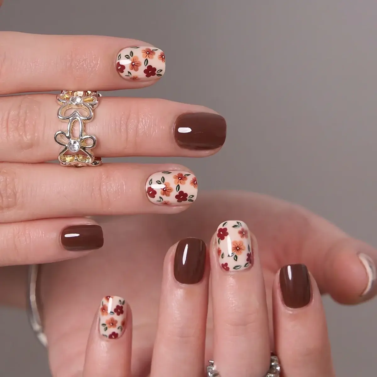CurvLife 30-Piece Short Squoval Press-On Nails