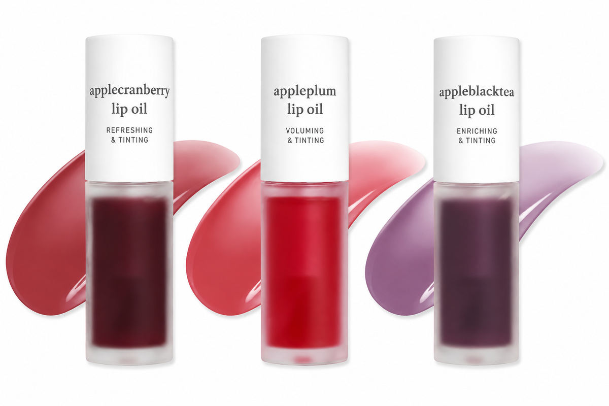 Apple Lip Oil + Lip Stain | Glossy, Tinted & Long-Lasting Moisturizing Lip Care