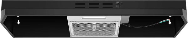 30 inch Range Hood Ducted/Ductless Convertible Stainless Steel Range Hood Under Cabinet with Rocker Button Control,Vent Hood with LED Light,2 Speed Exhaust Fan,Under Cabinet Hood,Silver