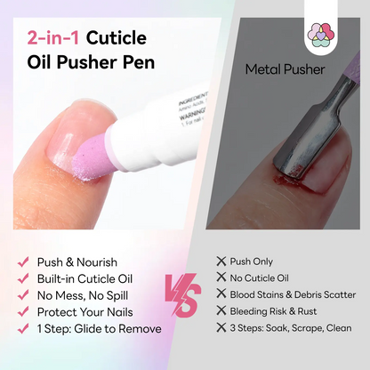 SAVILAND Cuticle Remover Pen 2-Pack | Ceramic Tip