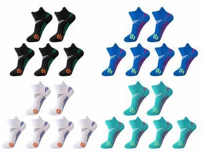 INNENS Compression Ankle Socks 3 Pairs – 8-15 mmHg Athletic Low Cut for Men & Women